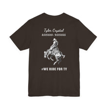 Load image into Gallery viewer, Memorial for Ty Crystal - Bronco (Print on back)- Jersey short sleeve shirt
