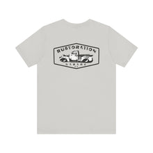 Load image into Gallery viewer, Rustoration Garage - Jersey Short Sleeve Tee - Logo on the Back
