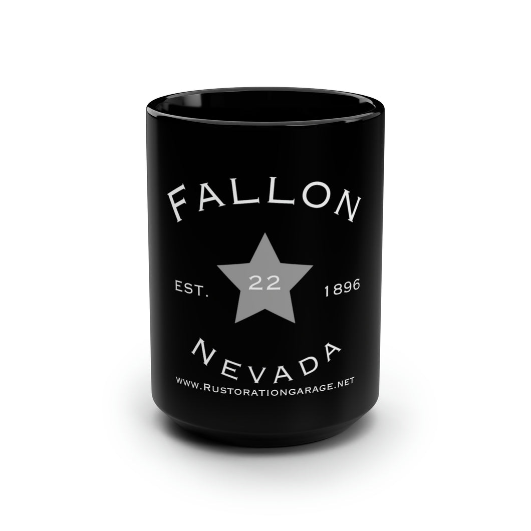 Fallon 22 - Black Mug, 15oz