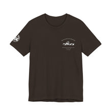 Load image into Gallery viewer, Women&#39;s Rufus &amp; Lucifer Jersey tee (print on back)

