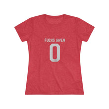 Load image into Gallery viewer, Women's Fucks given Triblend Tee
