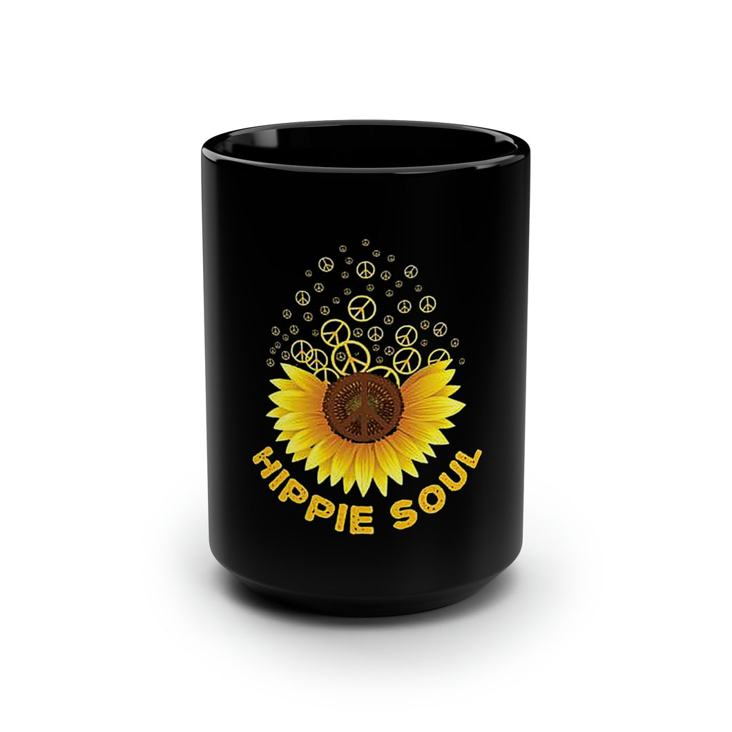 Hippie Soul 2 - Black Mug 15oz