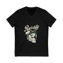 Load image into Gallery viewer, Women&#39;s Rockabilly V-Neck Tee (Print on front)
