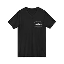 Load image into Gallery viewer, Unisex - Rustoration Garage - Jersey Short Sleeve V-Neck Tee
