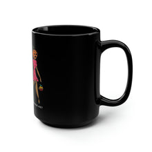 Load image into Gallery viewer, Trick or treat girls - Black Mug 15oz
