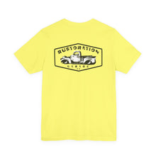 Load image into Gallery viewer, Rustoration Garage - Jersey Short Sleeve Tee - Logo on the Back
