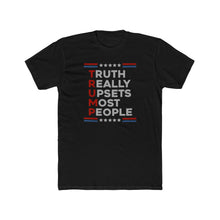 Load image into Gallery viewer, TRUMP - Truth Really Upsets Most People - T-Shirt On Front
