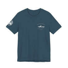 Load image into Gallery viewer, Women&#39;s Rufus &amp; Lucifer Jersey tee (print on back)
