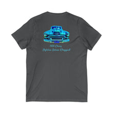 Load image into Gallery viewer, 1950 Chevy Styleline Deluxe T-Shirt — Classic Car V-Neck Tee (print on back)
