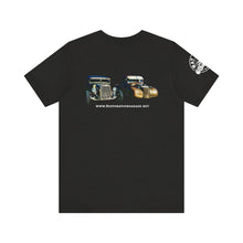 Load image into Gallery viewer, Women&#39;s Rufus &amp; Lucifer Jersey tee (print on back)
