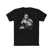 Load image into Gallery viewer, Johnny Cash Flipping Off - Print On Back
