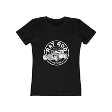 Load image into Gallery viewer, Women&#39;s boyfriend tee Rat Rod Nation on back
