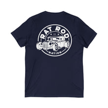 Load image into Gallery viewer, Unisex - Rustoration Garage - Jersey Short Sleeve V-Neck Tee
