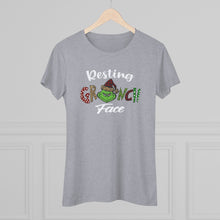 Load image into Gallery viewer, Resting Grinch Face - Women's Triblend Tee
