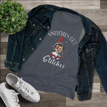 Load image into Gallery viewer, Snitches Get Stiches - Women's Triblend Tee
