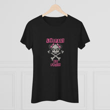 Load image into Gallery viewer, Women&#39;s Live Fast Girl Skull Triblend Tee

