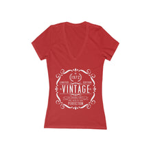 Load image into Gallery viewer, Women's Limited Edition Jersey Short Sleeve Deep V-Neck Tee
