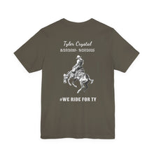 Load image into Gallery viewer, Memorial for Ty Crystal - Bronco (Print on back)- Jersey short sleeve shirt

