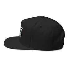 Load image into Gallery viewer, Work Hard Stay High Embroidered Flat Bill Cap – Retro Trucking &amp; Beer Lover Snapback
