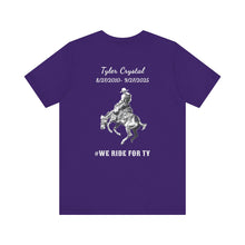 Load image into Gallery viewer, Memorial for Ty Crystal - Bronco (Print on back)- Jersey short sleeve shirt
