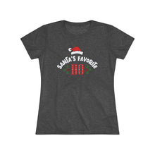 Load image into Gallery viewer, Santas Favorite Ho - Women's Triblend Tee
