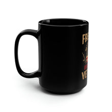 Load image into Gallery viewer, Freedom Veteran - Black Mug 15oz
