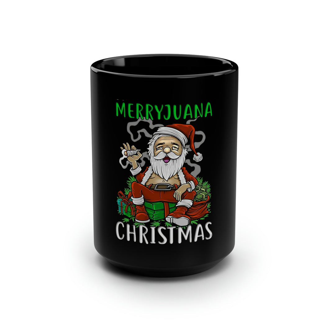 MaryJuana Christmas - Black Mug 15oz