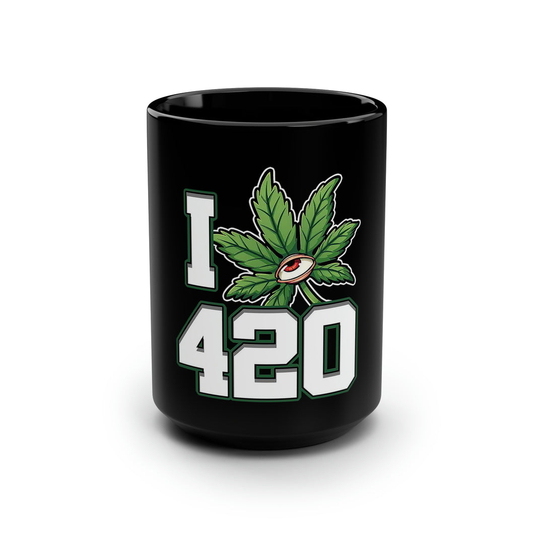 I 420 - Black Mug 15oz