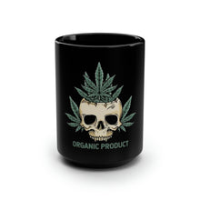 Load image into Gallery viewer, Skull Organic Product - Black Mug 15oz
