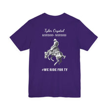 Load image into Gallery viewer, Memorial for Ty Crystal - Bronco (Print on back)- Jersey short sleeve shirt
