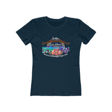 Load image into Gallery viewer, The Boyfriend Tee for Women- Cantaloupe Festival- Print on front
