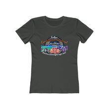 Load image into Gallery viewer, The Boyfriend Tee for Women- Cantaloupe Festival- Print on front
