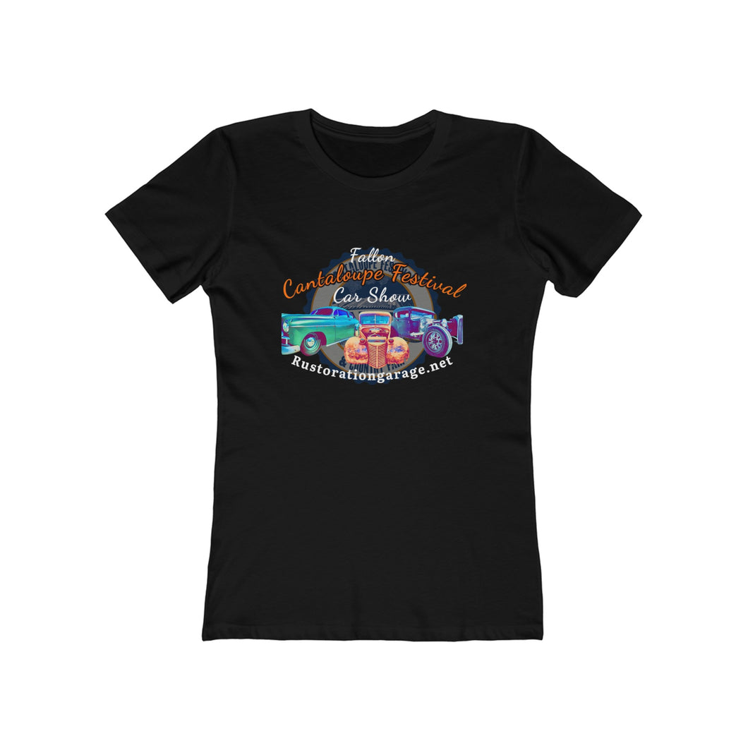 The Boyfriend Tee for Women- Cantaloupe Festival- Print on front