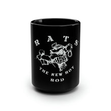 Load image into Gallery viewer, Rats The New Hot Rod - Black Mug 15oz
