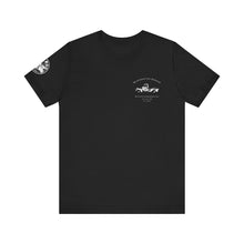Load image into Gallery viewer, Women&#39;s Rufus &amp; Lucifer Jersey tee (print on back)
