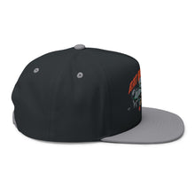 Load image into Gallery viewer, Rat Bastard - Embroidered Flat Bill Cap – Retro Trucking &amp; Beer Lover Snapback
