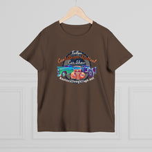 Load image into Gallery viewer, Women’s Maple Tee - Cantaloupe festival - Print on Front
