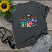 Load image into Gallery viewer, Women’s Maple Tee - Cantaloupe festival - Print on Front
