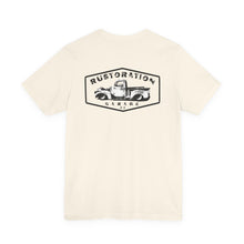 Load image into Gallery viewer, Rustoration Garage - Jersey Short Sleeve Tee - Logo on the Back
