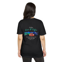 Load image into Gallery viewer, Women&#39;s Jersey soft Tee Fallon Cars &quot;N&quot; Coffee (Print on back)

