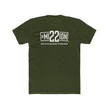 Load image into Gallery viewer, Men&#39;s - Mission 22 - T-Shirt On Front - Several Colors
