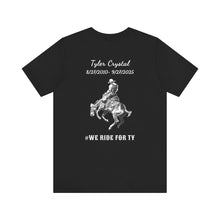 Load image into Gallery viewer, Memorial for Ty Crystal - Bronco (Print on back)- Jersey short sleeve shirt
