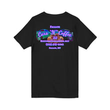 Load image into Gallery viewer, Ladies Cars 'N' Coffee Event T‑Shirt (Print on back)
