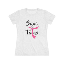 Load image into Gallery viewer, Women's Save the Tatas Triblend Tee
