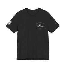 Load image into Gallery viewer, Women&#39;s Rufus &amp; Lucifer Jersey tee (print on back)
