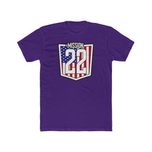 Load image into Gallery viewer, Men&#39;s - Mission 22 Shield - T-Shirt On Front - Several Colors
