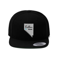 Load image into Gallery viewer, Unisex Fallon Nevada Flat Bill Hat
