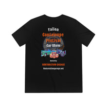 Load image into Gallery viewer, Ladies - Cantaloupe Festival - Print on back - Triblend Tee
