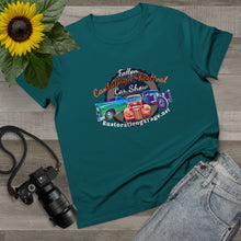 Load image into Gallery viewer, Women’s Maple Tee - Cantaloupe festival - Print on Front
