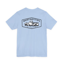 Load image into Gallery viewer, Rustoration Garage - Jersey Short Sleeve Tee - Logo on the Back
